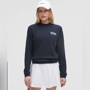 Lululemon NWT SZ L Cotton French Terry Crewneck Pullover *Tennis Club